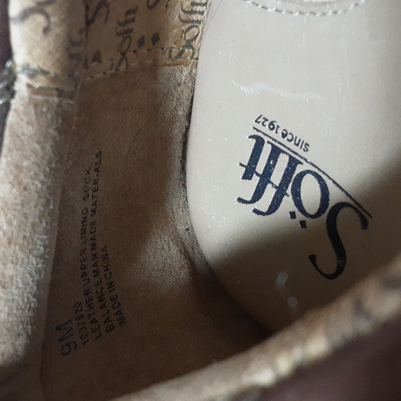 Soft leather Mary Jane shoes moccassin brown women 9M - Picture 10 of 11